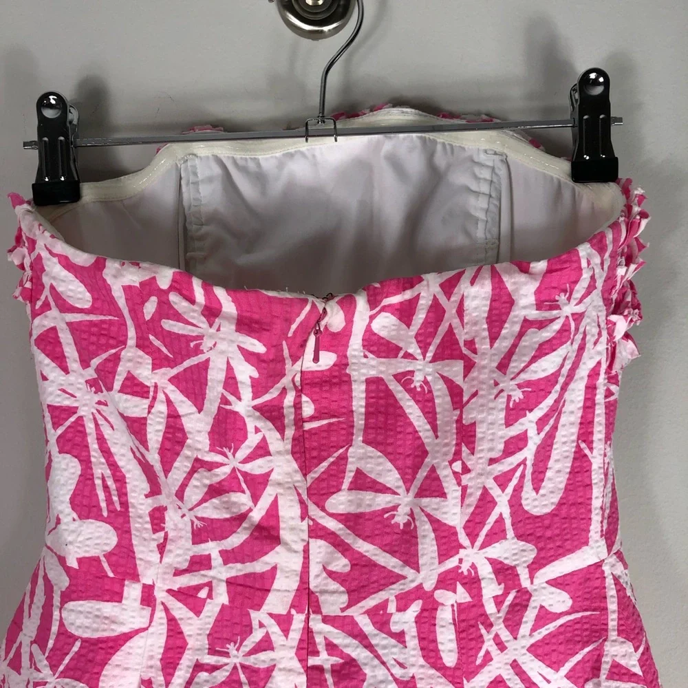 Lilly Pulitzer Ferra Strapless Dress Dragonfly 566 - Picture 5 of 9